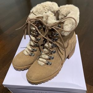 Madden Girl Hidde Taupe Fab Boots Size 7.5